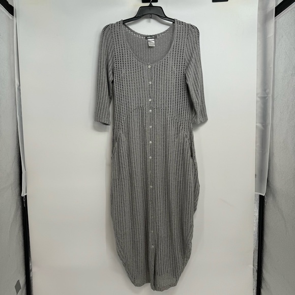 ALEMBIKA Lagenlook Maxi Dress Size 1 Gray - Picture 2 of 16